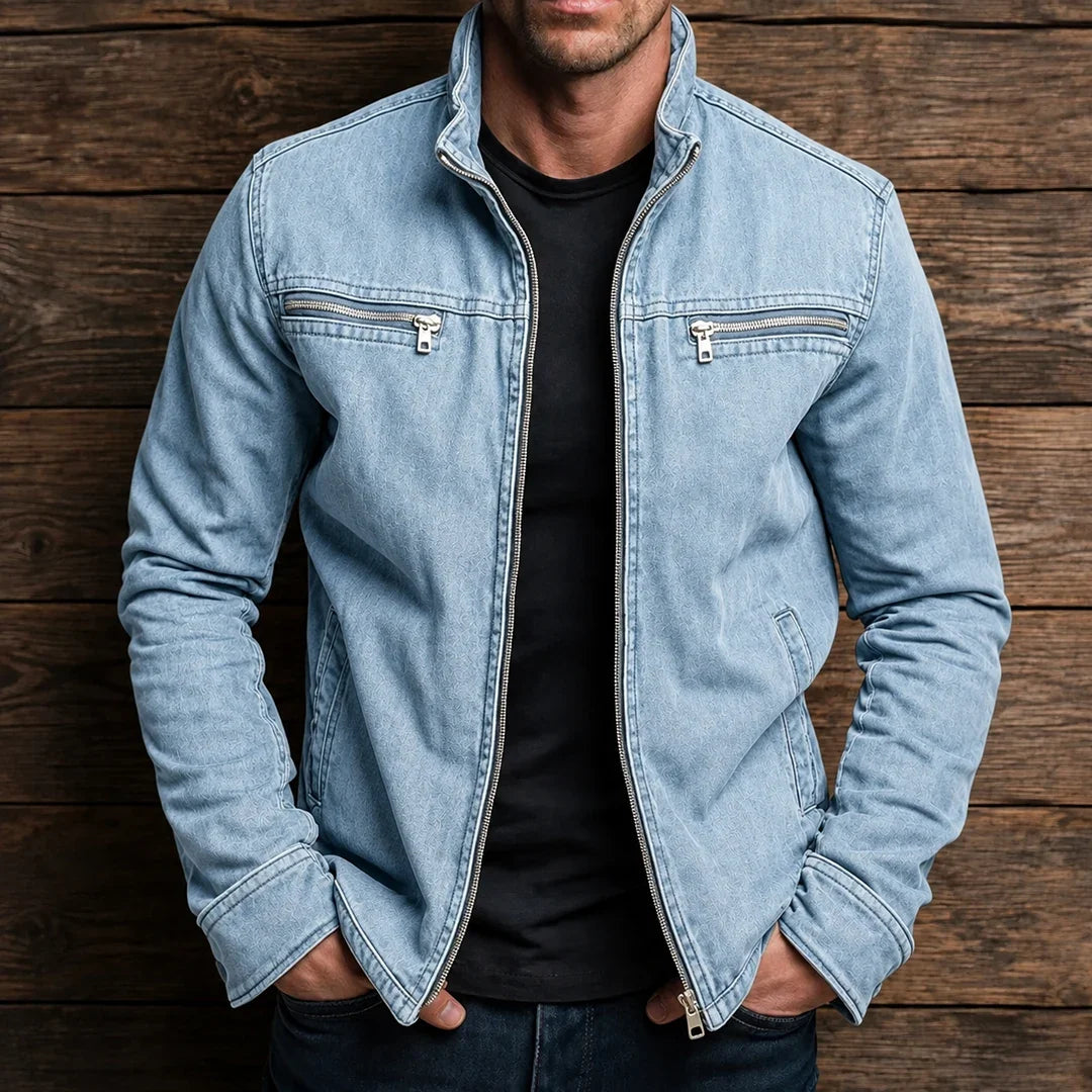 GRAHAM | RUGGED STAND-COLLAR ZIP JACKET