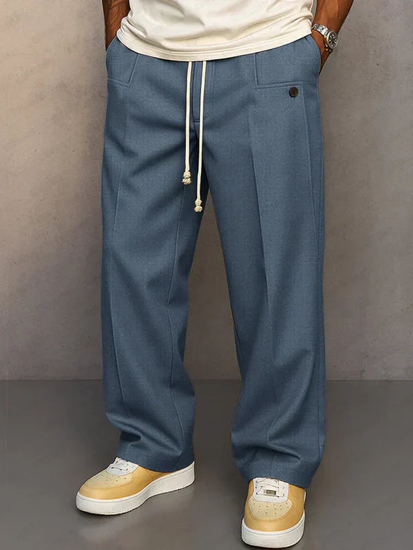 Olivia Sur™ | Elegant Pants with Adjustable Cord