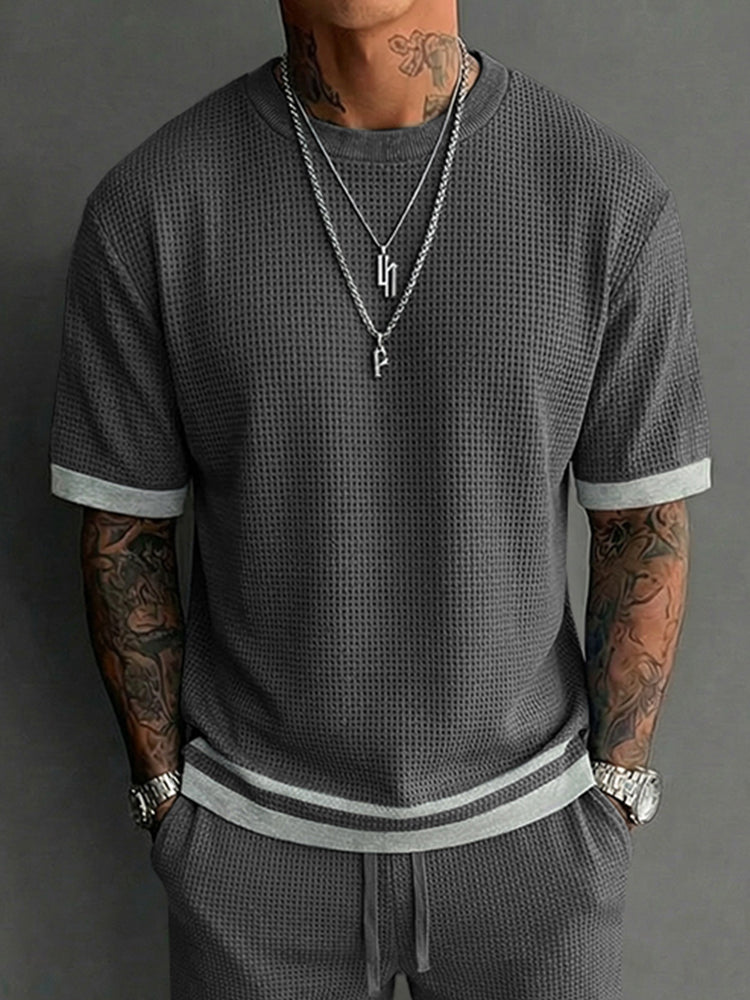 NOLAN | WAFFLE TEXTURE CASUAL SET