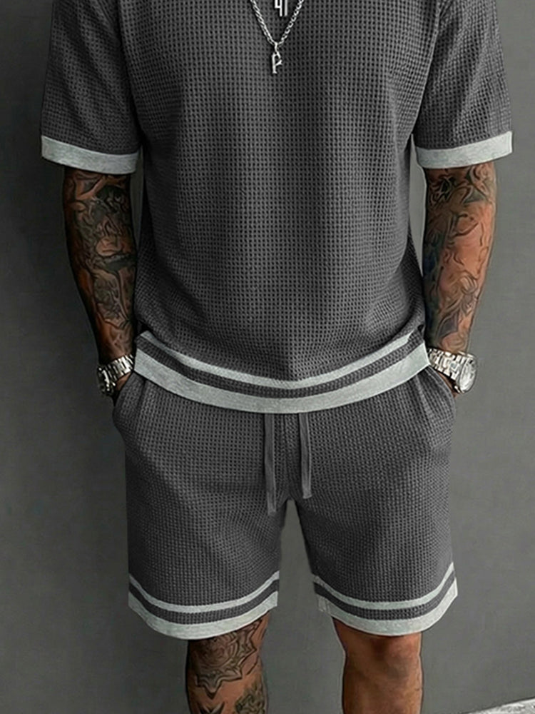 NOLAN | WAFFLE TEXTURE CASUAL SET