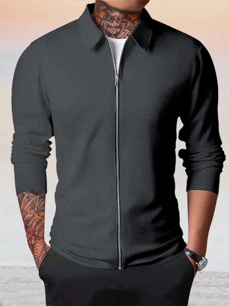LOGAN | WAFFLE TEXTURE JACKET