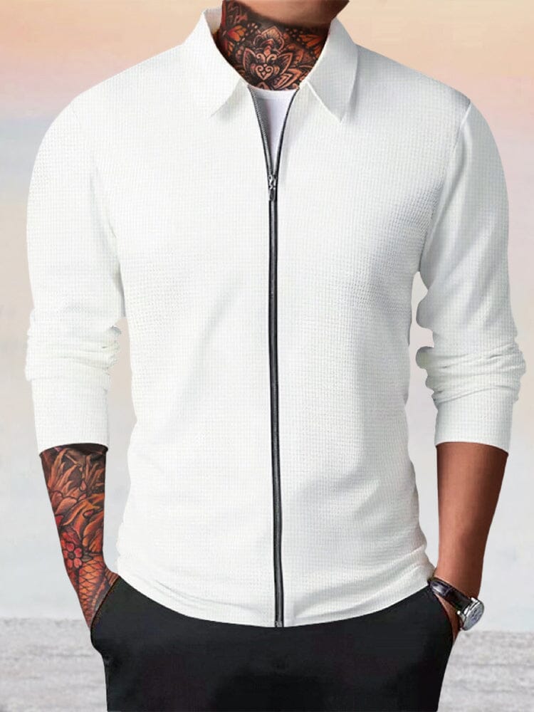 LOGAN | WAFFLE TEXTURE JACKET