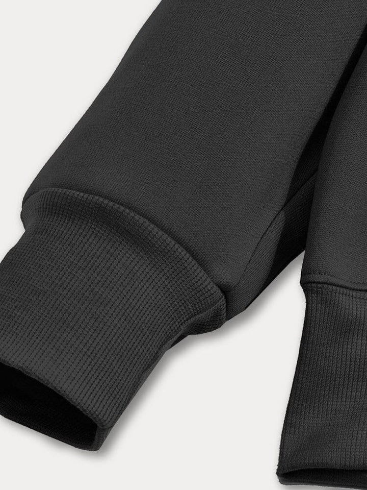 COLTON | BUTTON DETAIL HOODED SWEATSHIRT
