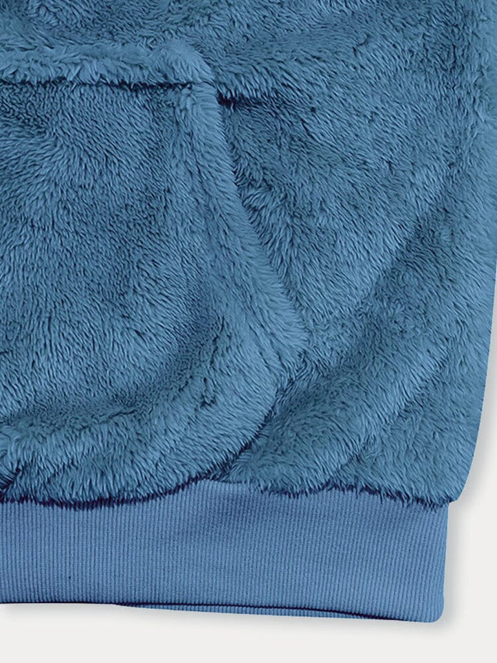 HUDSON | REVERSIBLE PLUSH HOODIE