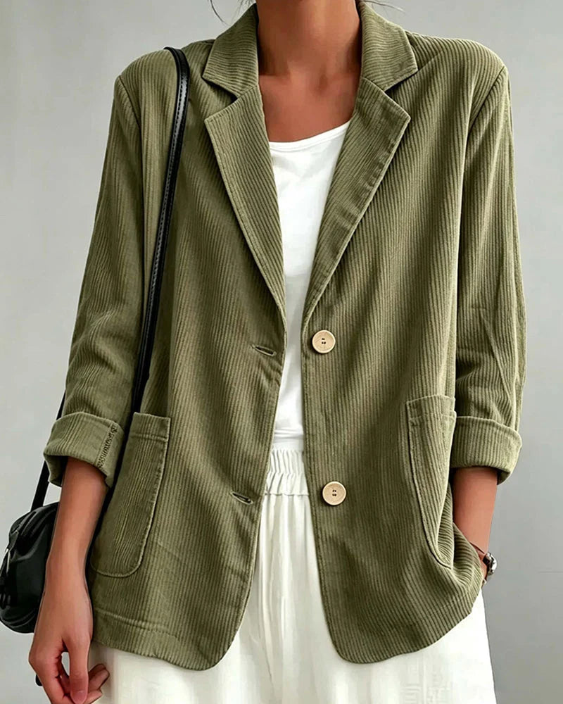 GRETA | SINGLE-BREASTED CASUAL BLAZER