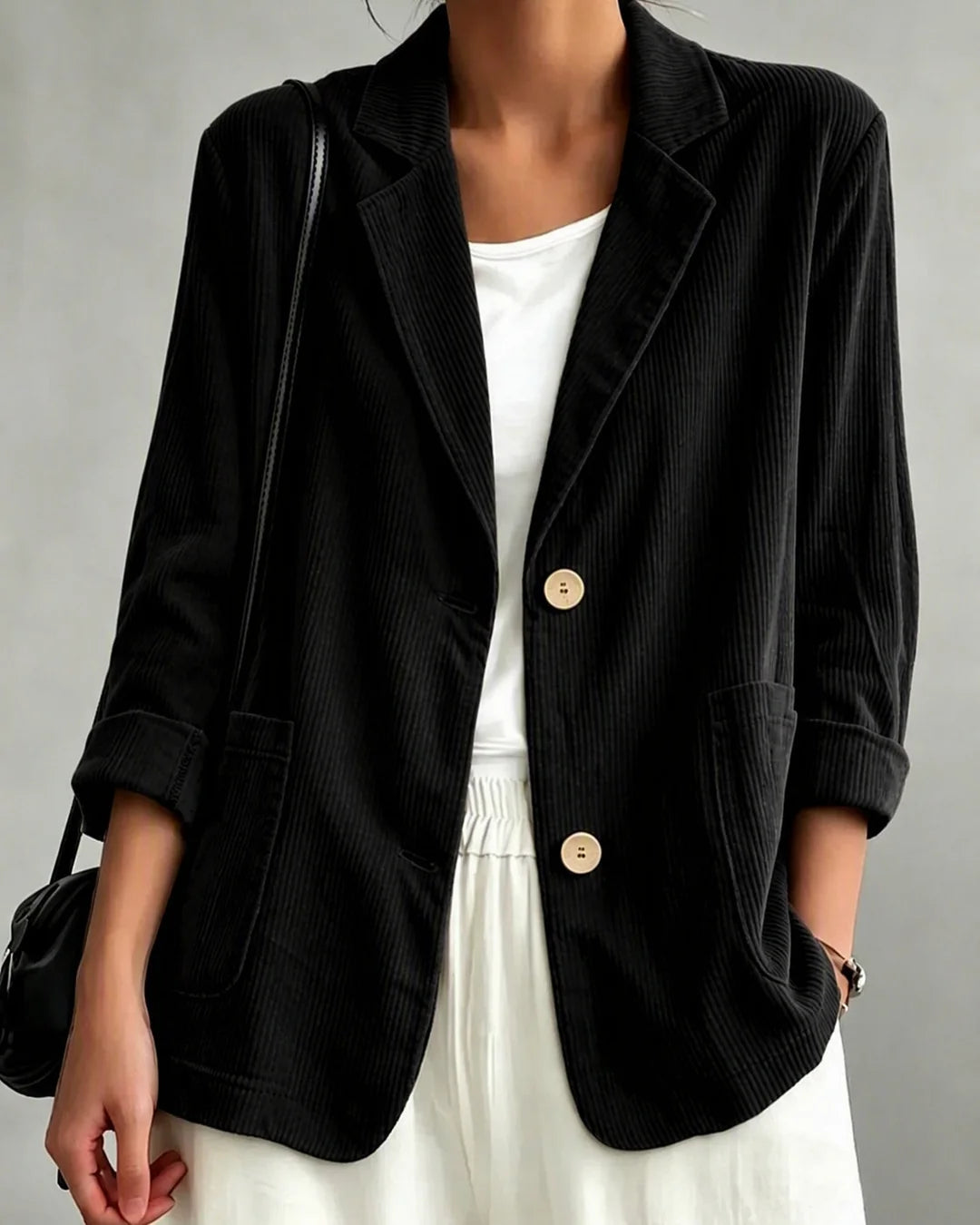 GRETA | SINGLE-BREASTED CASUAL BLAZER