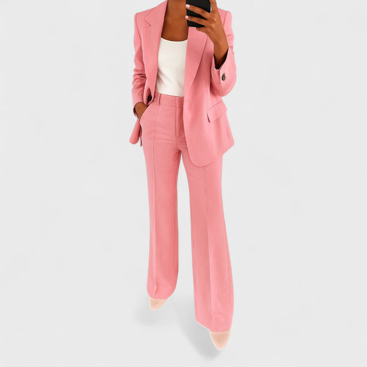 CAMILLE | POLISHED TWO-PIECE TROUSER SET