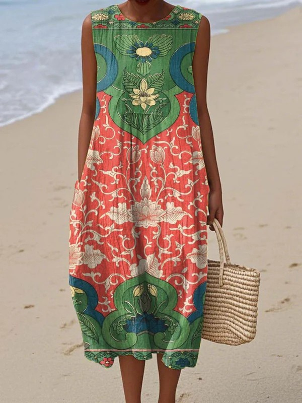 LENA | BOHEMIAN MIDI DRESS