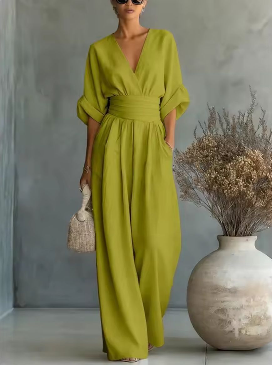 RISEL | ELEGANT WIDE-LEG JUMPSUIT