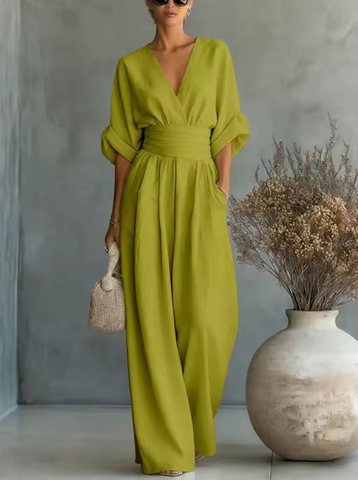 RISEL | ELEGANT WIDE-LEG JUMPSUIT