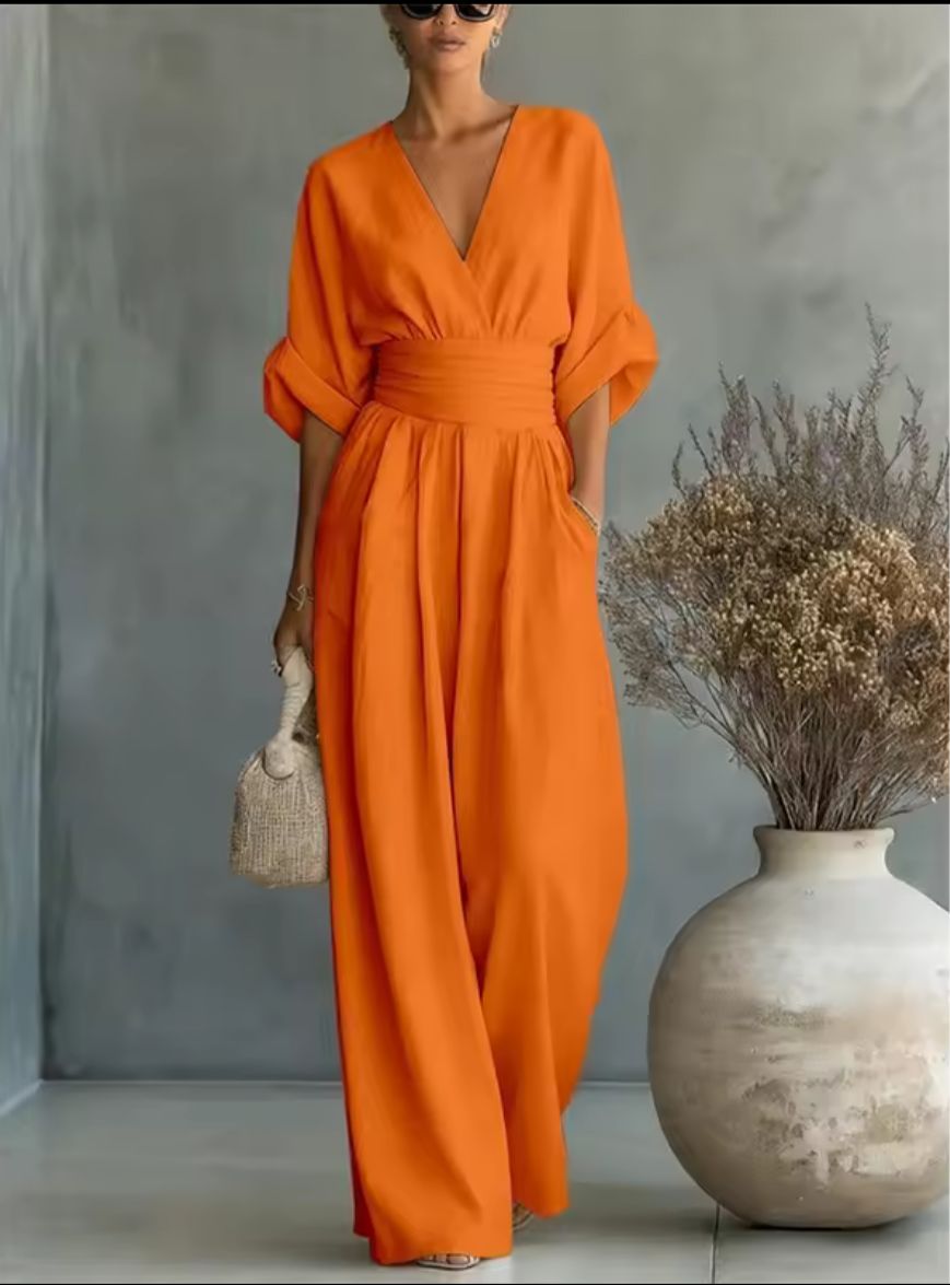 RISEL | ELEGANT WIDE-LEG JUMPSUIT