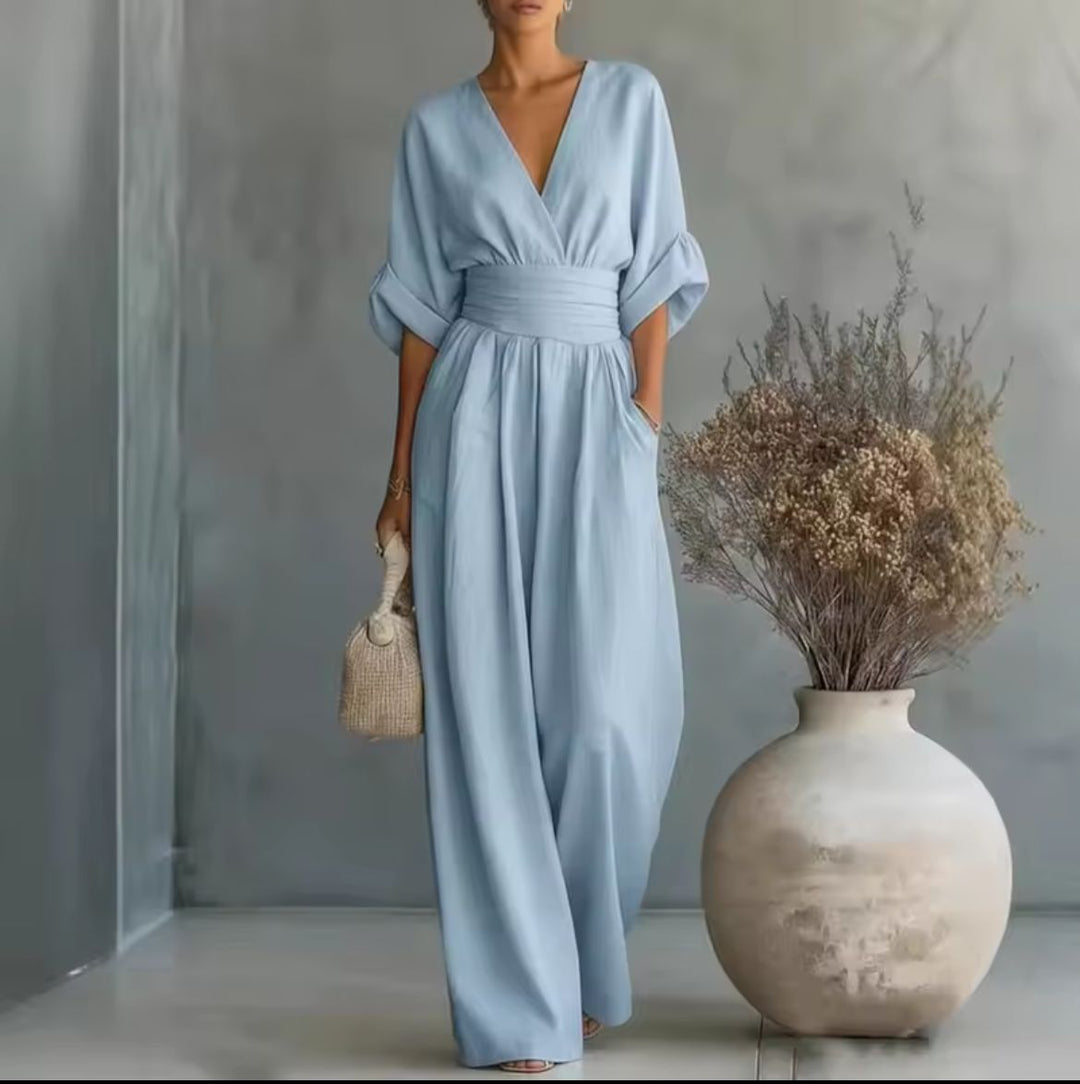 RISEL | ELEGANT WIDE-LEG JUMPSUIT