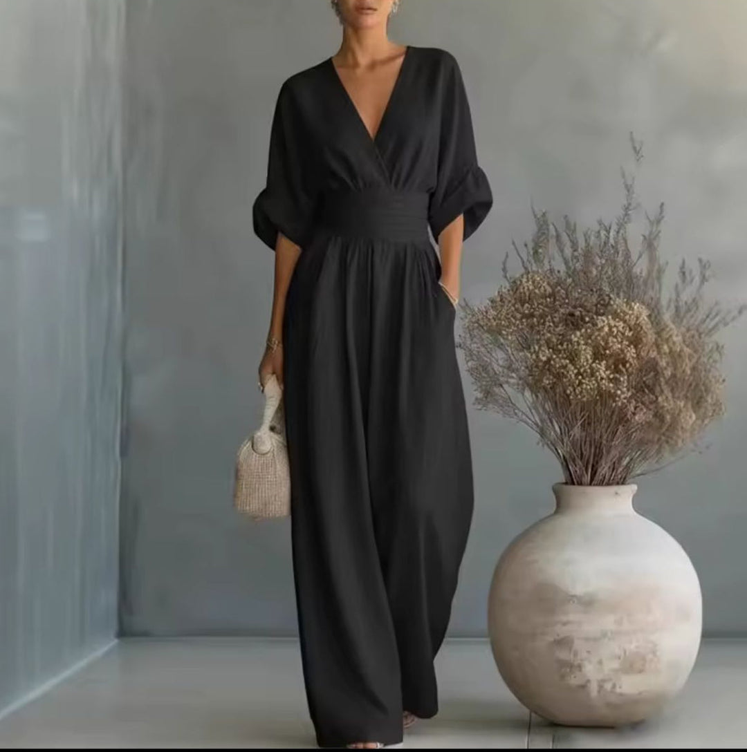 RISEL | ELEGANT WIDE-LEG JUMPSUIT
