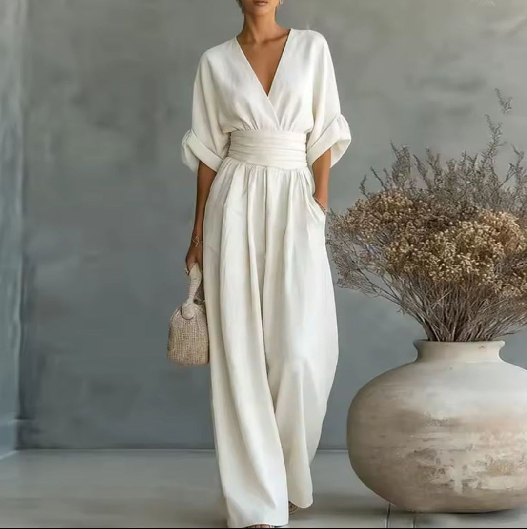 RISEL | ELEGANT WIDE-LEG JUMPSUIT