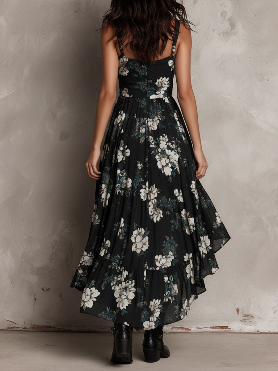 SELENE | BOHEMIAN FLORAL MAXI DRESS