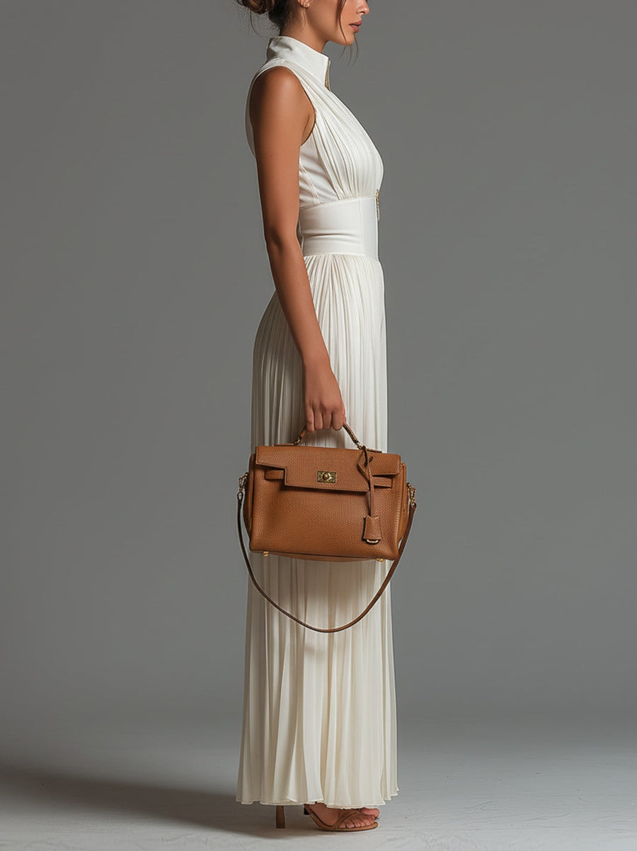 AURORA | PLEATED WIDE-LEG JUMPSUIT