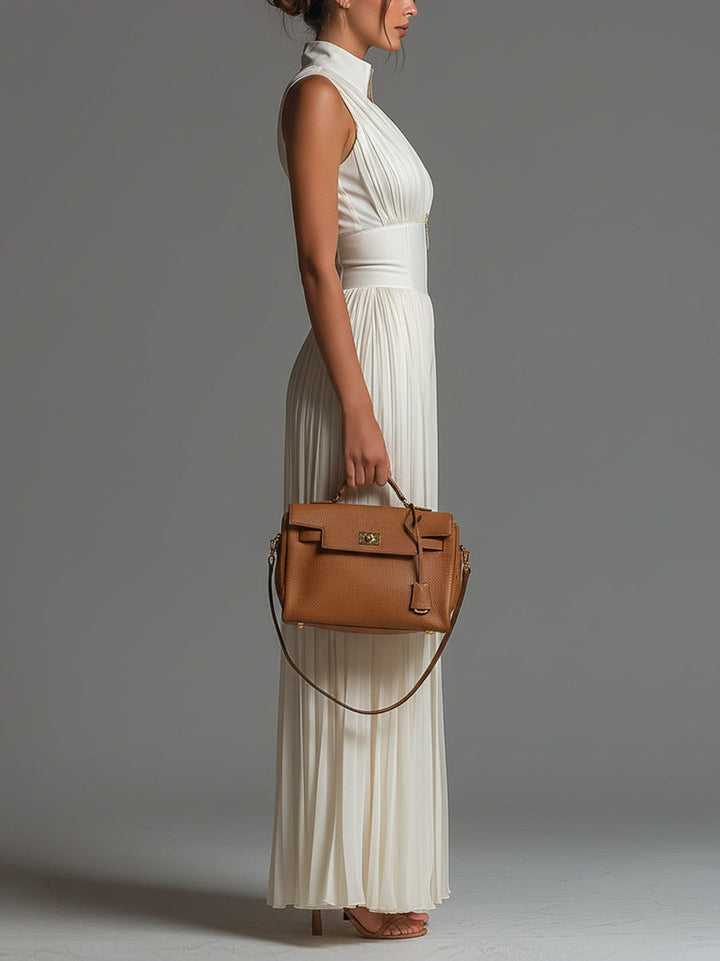 AURORA | PLEATED WIDE-LEG JUMPSUIT