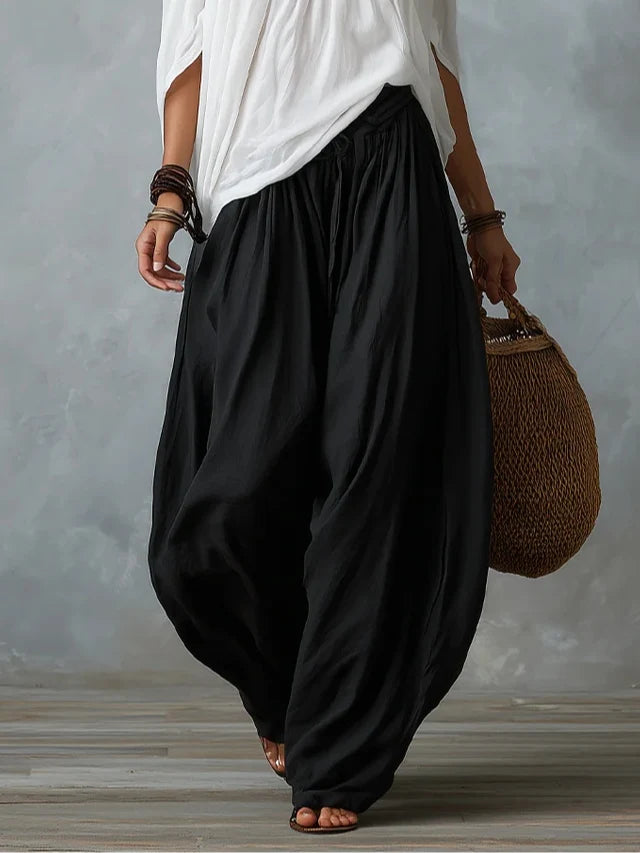 ALINA | OFF-SHOULDER TOP &amp; LANTERN PANTS SET