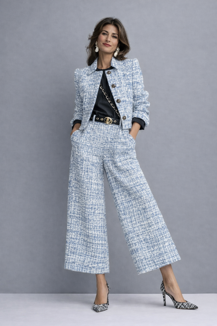 Elegant Blazer And Trouser Set