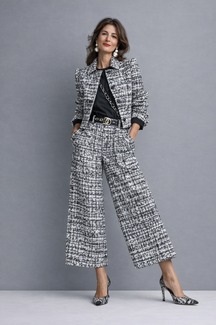 Elegant Blazer And Trouser Set