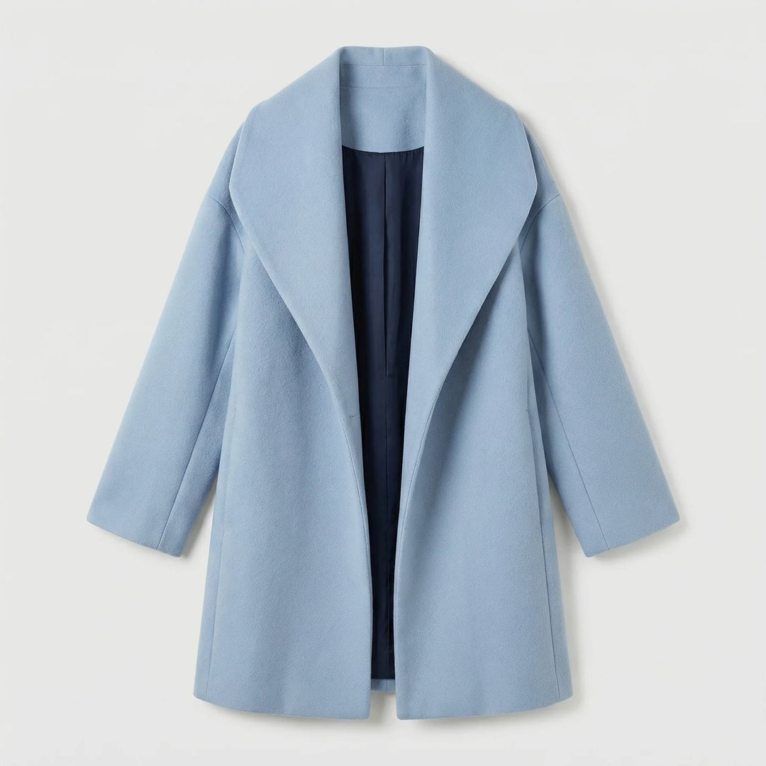 EMMA | LUXURY WINDPROOF WOOL-BLEND COCOON JACKET