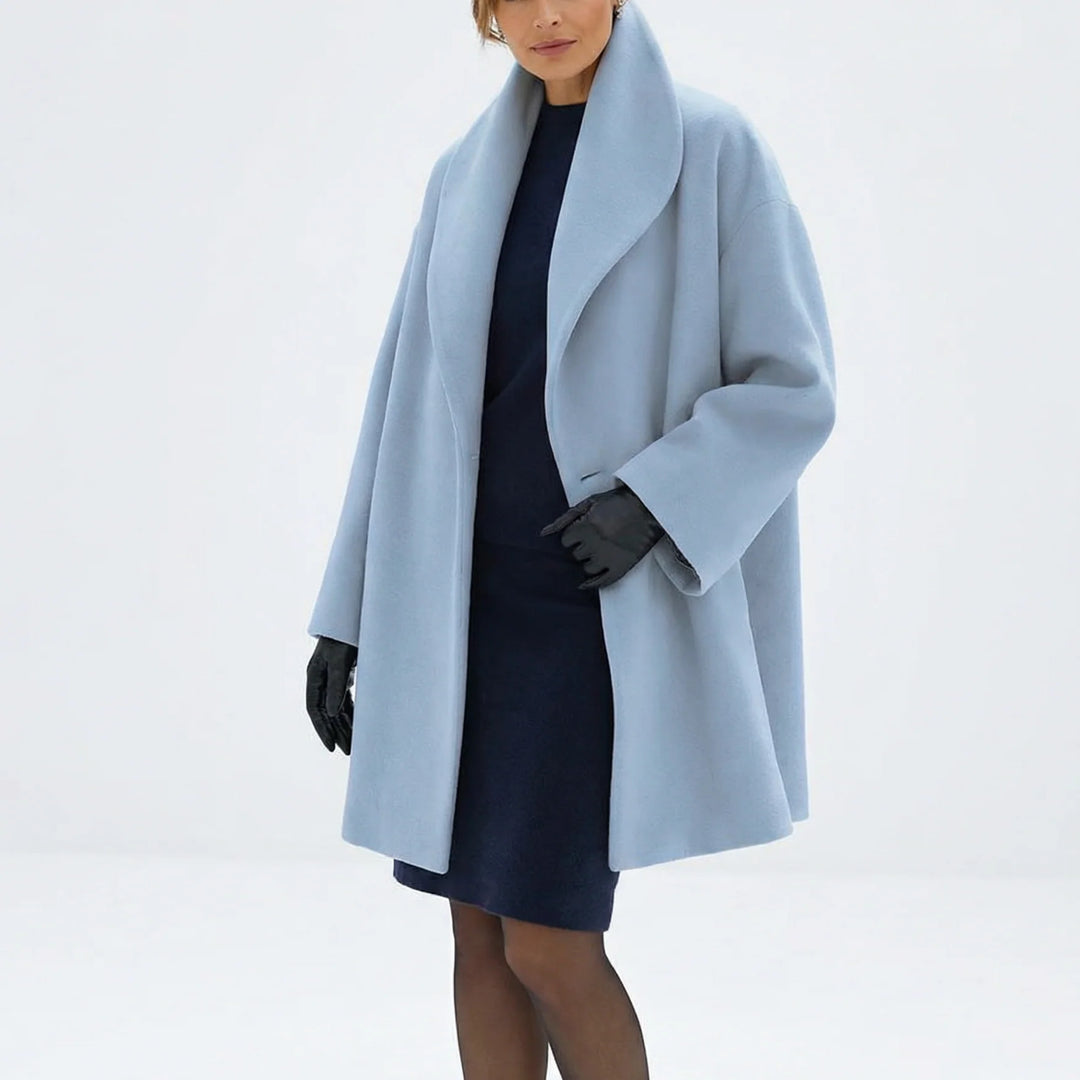 EMMA | LUXURY WINDPROOF WOOL-BLEND COCOON JACKET