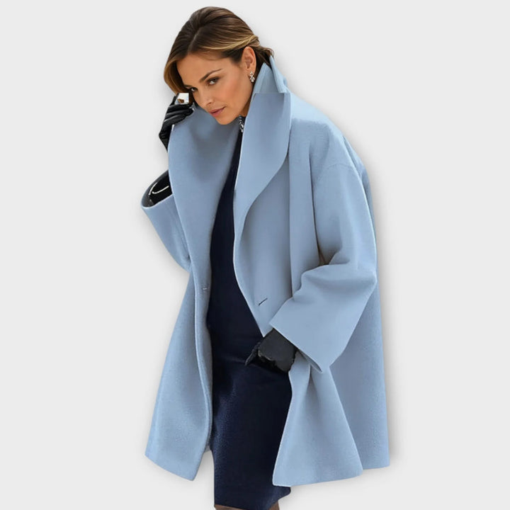 EMMA | LUXURY WINDPROOF WOOL-BLEND COCOON JACKET