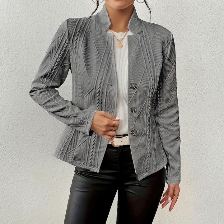 Classic Crew-Neck Blazer