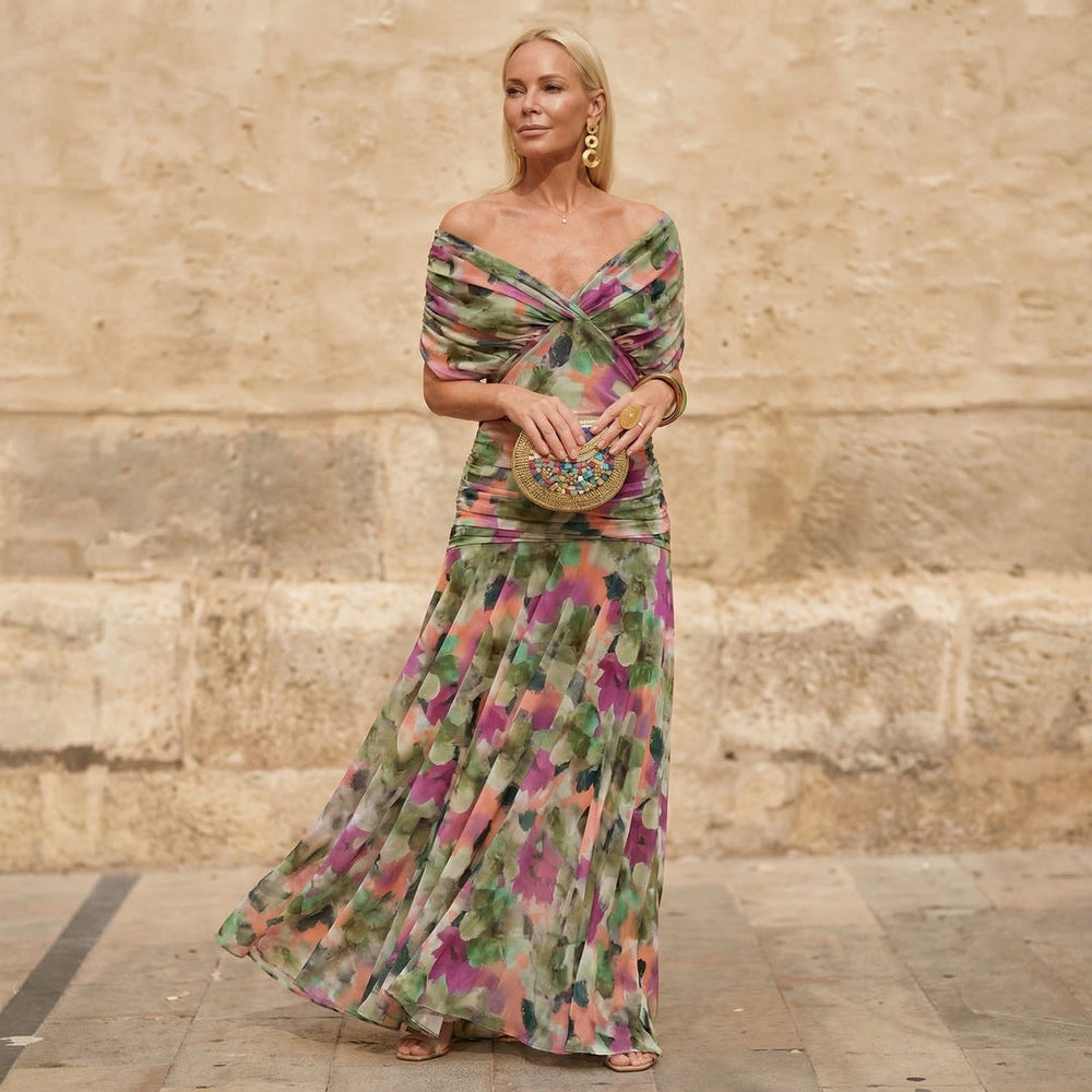 KELSEY | PLEATED ELEGANT MIDI DRESS