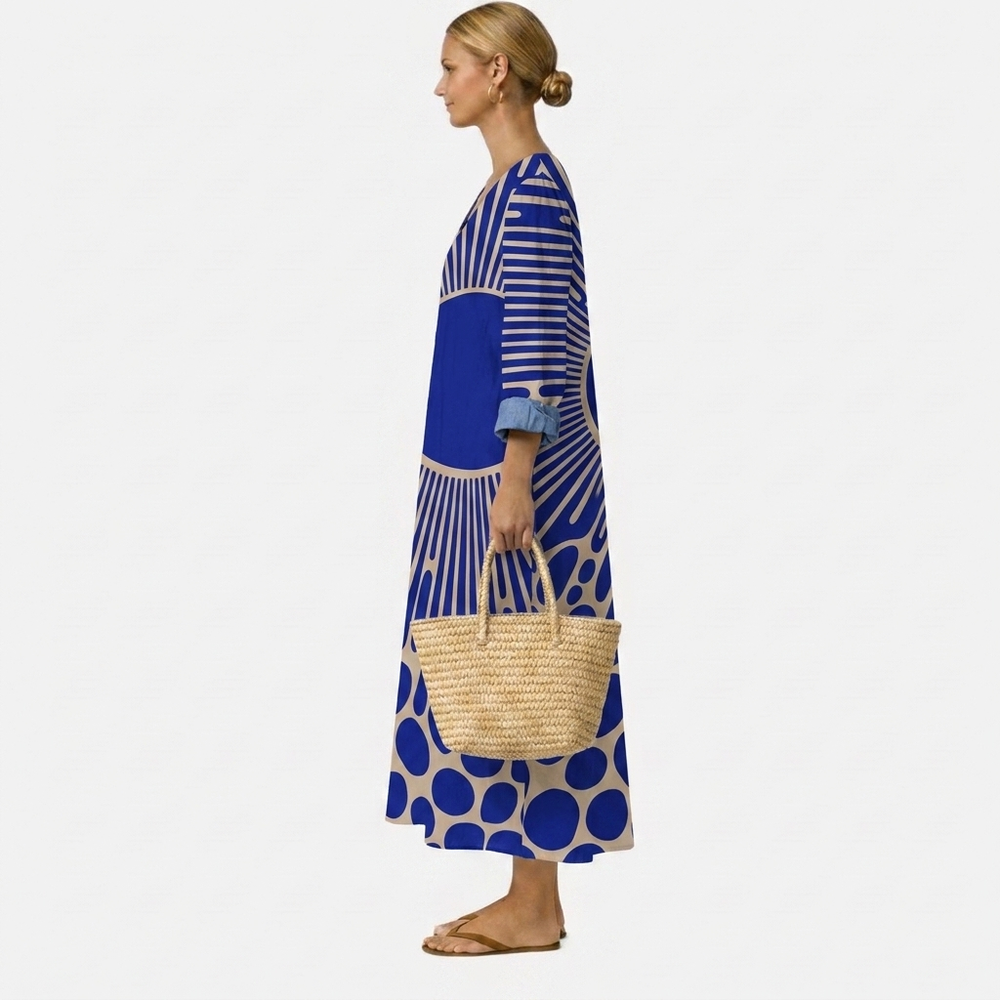 GEORGIA | BOHEMIAN SUNBURST MAXI DRESS
