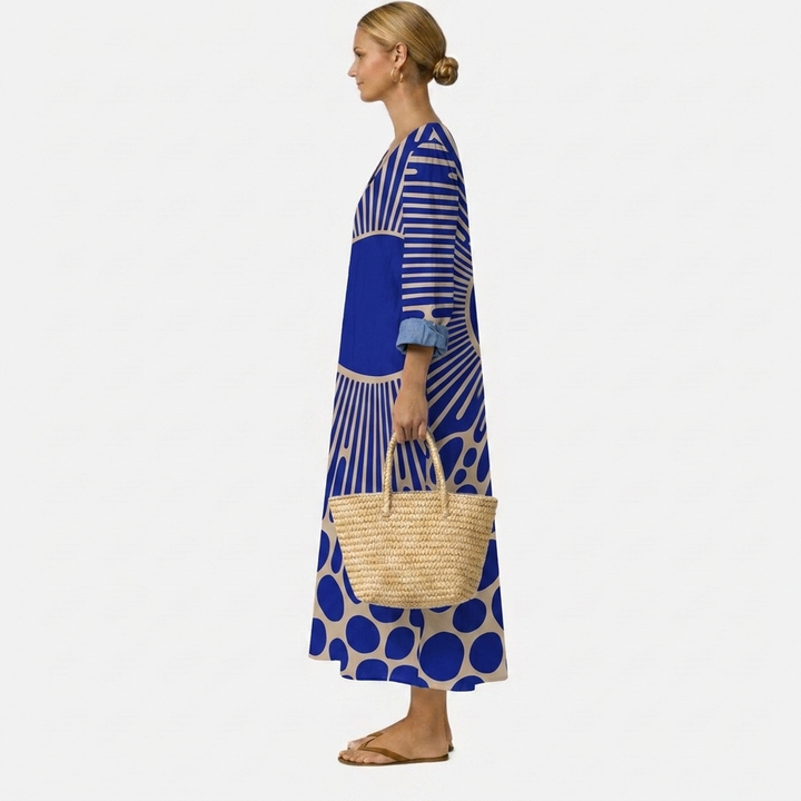 GEORGIA | BOHEMIAN SUNBURST MAXI DRESS