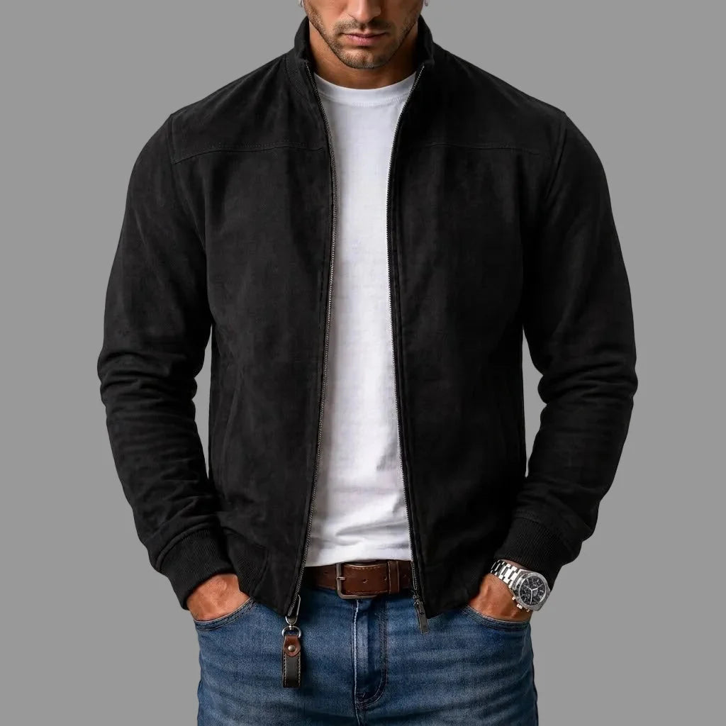 JACKSON | SUEDE BOMBER JACKET
