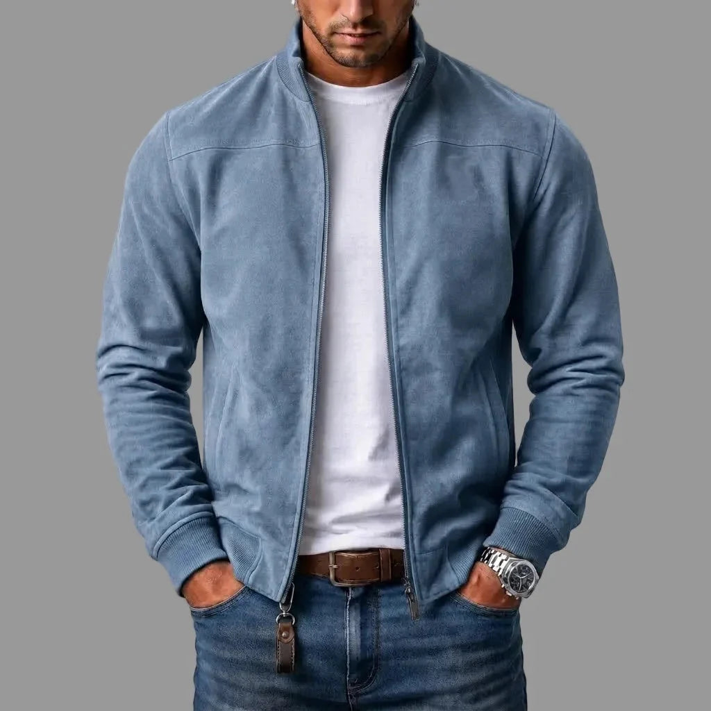 JACKSON | SUEDE BOMBER JACKET
