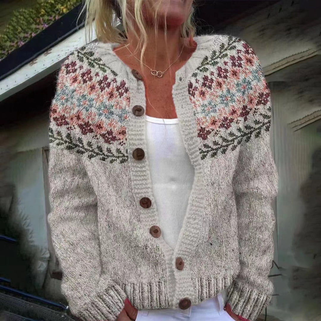 MADELYNE | COZY VINTAGE KNIT CARDIGAN