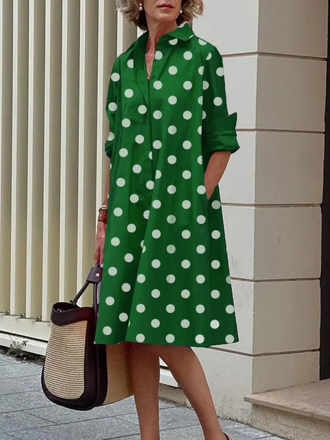 JODY | BUTTON-FRONT SHIRT DRESS