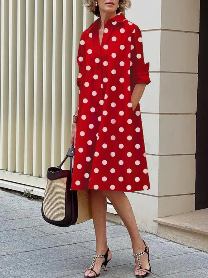 JODY | BUTTON-FRONT SHIRT DRESS