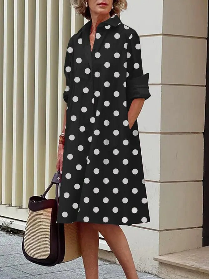 JODY | BUTTON-FRONT SHIRT DRESS