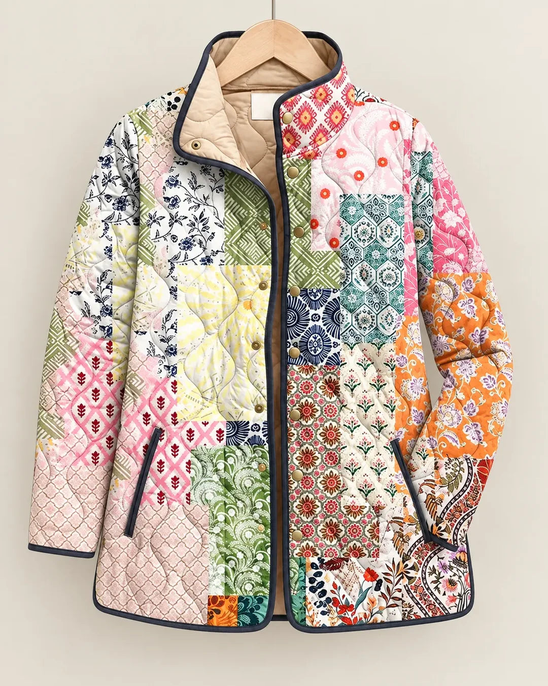 MORGANA | QUILTED HERITAGE PATCHWORK JACKET