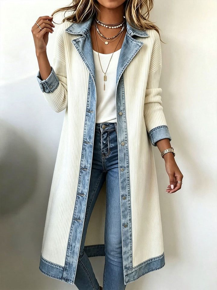 RILEY | LONG-LINE RIBBED KNIT CARDIGAN