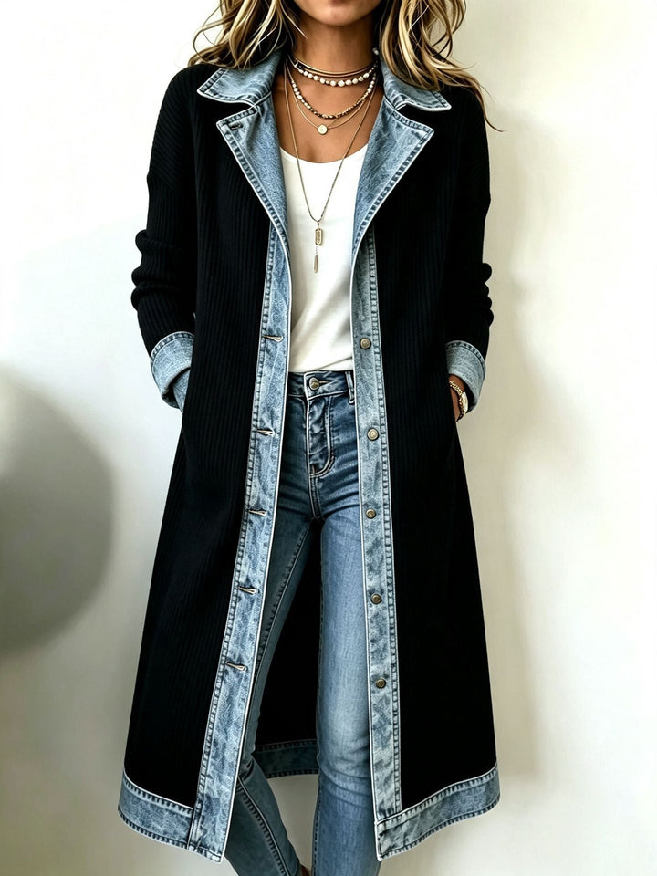RILEY | LONG-LINE RIBBED KNIT CARDIGAN