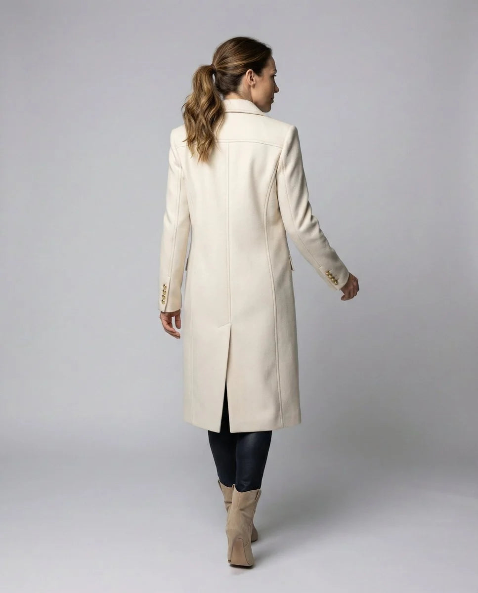 EMELINE | DOUBLE-BREASTED LONGLINE OVERCOAT